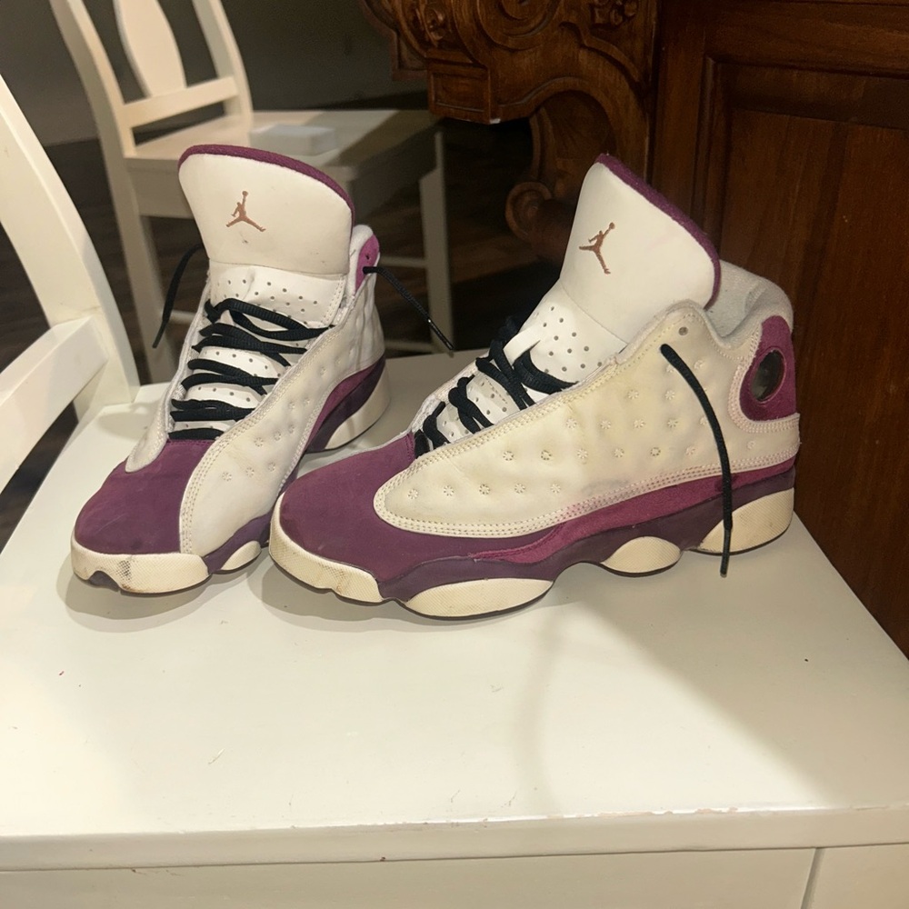 Nike Women's Sneakers - White and Purple